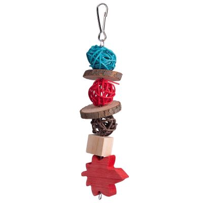 Parrot Chew Toy | Rattan Birdcage Shredder
