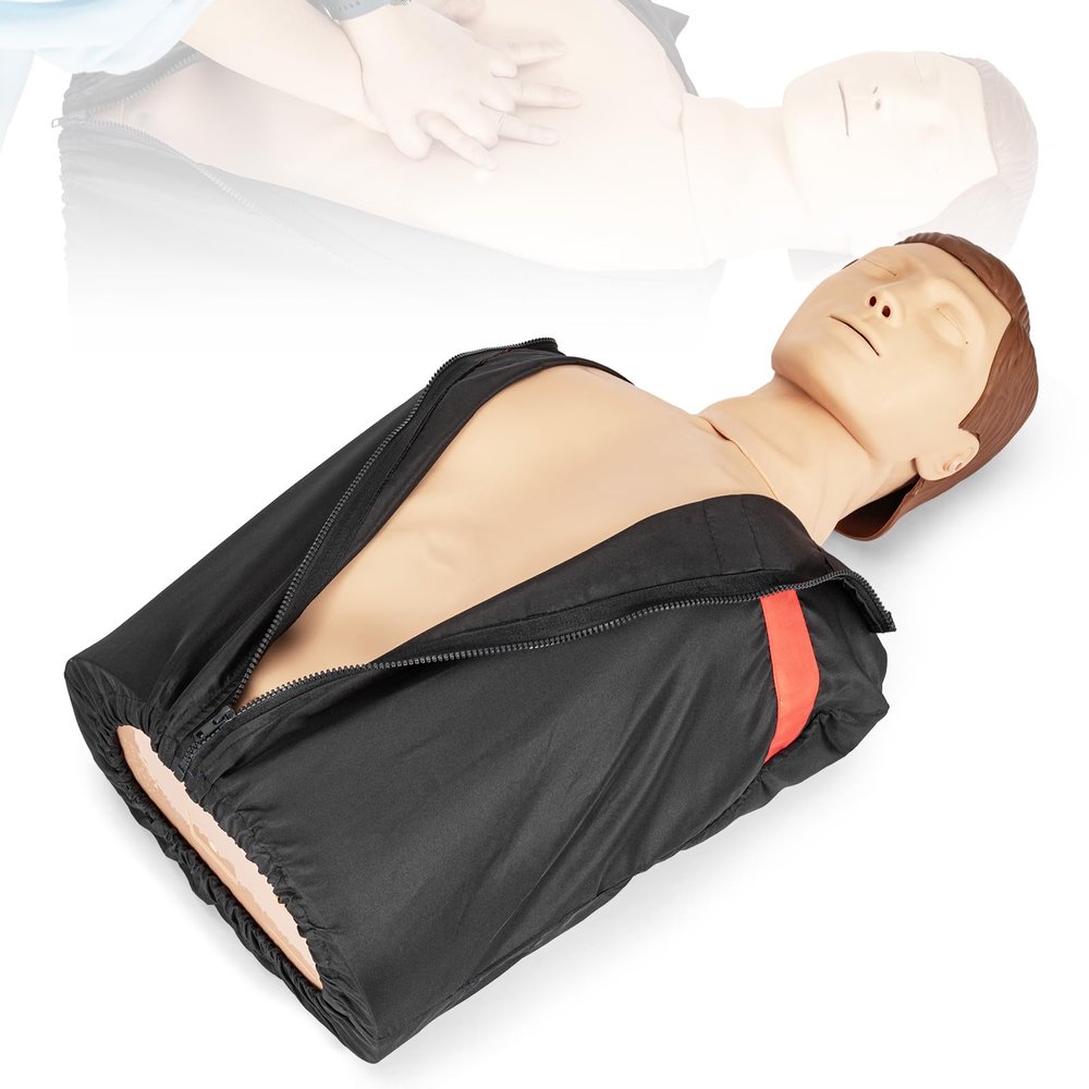 GoDyna Adult CPR Manikin, Half-Body Resuscitation Training Model, 73 x 35 x 19 cm