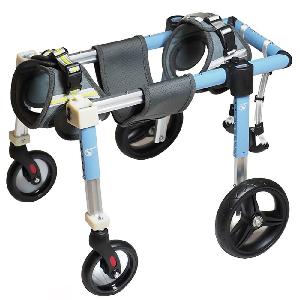 Full-Support Dog Wheelchair, Adjustable Front and Rear Leg Mobility Aid