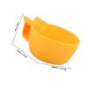 CAXUSD Gray Plastic Shaving Bowl, Reusable, Large Capacity view 2
