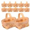 Handwoven Mini Wicker Baskets, 12-Piece Set with Handles view 1