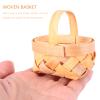 Handwoven Mini Wicker Baskets, 12-Piece Set with Handles view 3