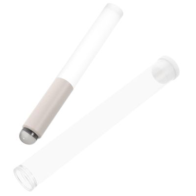 CAXUSD Transparent Reusable Silicone Lipstick Brush with Round Head for Precise Lip Makeup and On the Go