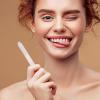 CAXUSD Transparent Reusable Silicone Lipstick Brush with Round Head for Precise Lip Makeup and On the Go view 4