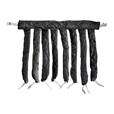 Fhtdhm Rodless Eight-Shaped Curling Tool, Soft and Fluffy, for Women and Girls, Black