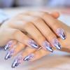 Almond-Shaped False Nails, 12 Sizes, Glossy Rhombus Crystal Collection view 2