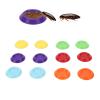FILFEEL 12 Small Food Bowls, 7.6 cm, Colorful Plastic Bowls for Isopods, Springtails, Small Invertebrates, Bioactive Terrarium Accessories view 2