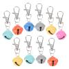 KOCKSHION 10-Pack Pet Bells with Keyring for Cats and Dogs view 1