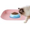 Cat Feeding Mat, PU Leather, High Edge, Non-Slip, Waterproof view 1