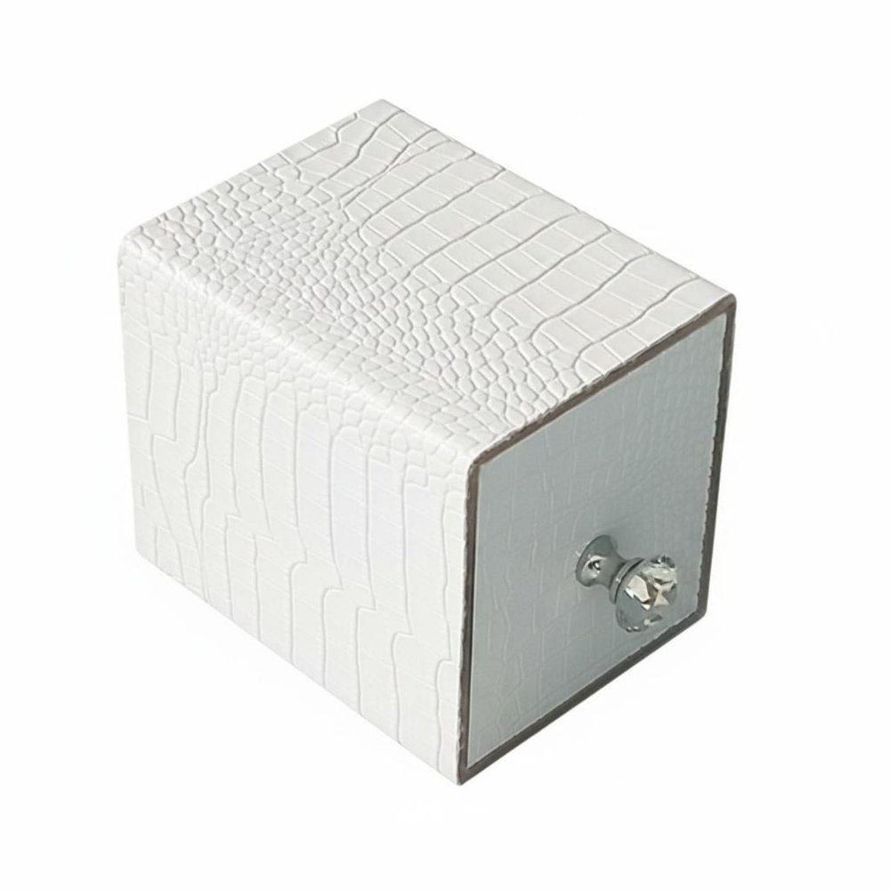 DimyFew Dustproof Disinfection and Sterilization Box for Nail Tools, White