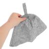 CALLARON 3-Pack Black Felt Sauna Hats for Women and Men view 4