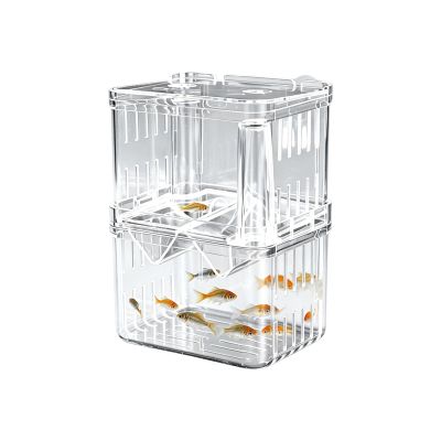 Fish Breeding Box for Aquarium | Floating, Double Layer with Suction Cups