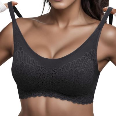 Women's Sheer Lace Bralette, Seductive and Elegant
