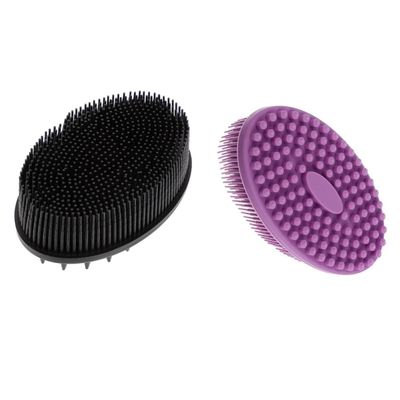 Alipis 2-Piece Silicone Scalp Massage Brushes for Hair Cleaning, Small and Lightweight for Children's Baths and Daily Care