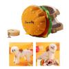 Hamburger Backpack Vest with Leash for Medium and Large Dogs view 2