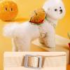 Hamburger Backpack Vest with Leash for Medium and Large Dogs view 3