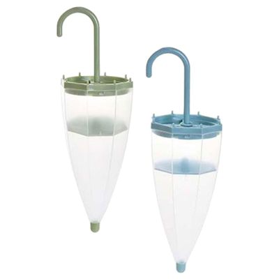 SECFOU Reusable Hanging Moisture Absorbers, 2-Pack, Umbrella-Shaped, ABS and PP