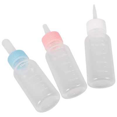 Mikikit 3-Pack Pet Feeding Bottles