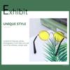 Dog Sunglasses, Retro Round, 3-Piece Set, Metal Frames view 4