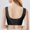 Women's Thin Seamless Bra, Soft Support, Breathable, Black, XXL (Beige, M) view 2