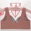 OBASDFD Casual, Adjustable, Breathable Women's Top Bra, Wireless, Beige, 12 (Pink, 18) view 2
