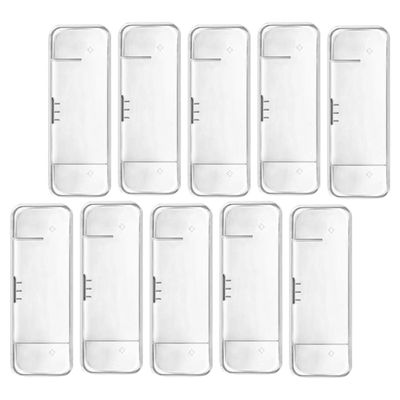 Portable Plastic Razor Case, 10-Pack