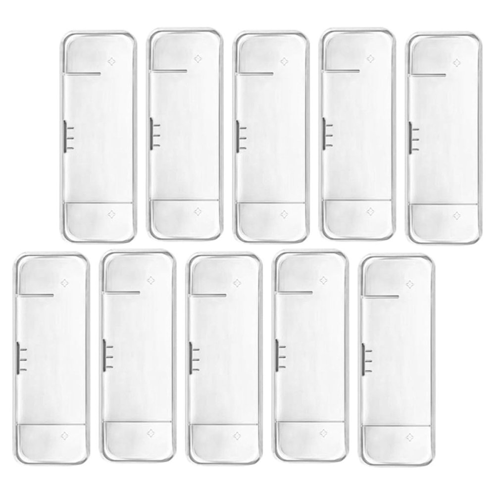 Portable Plastic Razor Case, 10-Pack