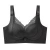 OBASDFD Seamless Wireless Full-Coverage Minimizer Bra, Plus Size, Side Smoothing, Beige, M (Black, M) view 1