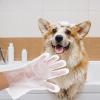 ROMISBABA 6-Piece Nonwoven Pet Grooming Gloves for Gentle Cat Cleaning, Hair Removal and Massage view 4
