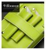Leather Hairdressing Scissors Holster with Waist Belt, Light Green view 3