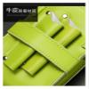 Leather Hairdressing Scissor Holster with Waist Belt, Yellow view 3