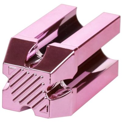 Toyvian Makeup Sharpener with 4 Slots for Eyebrow Pencils and Microblading Tools, Pink