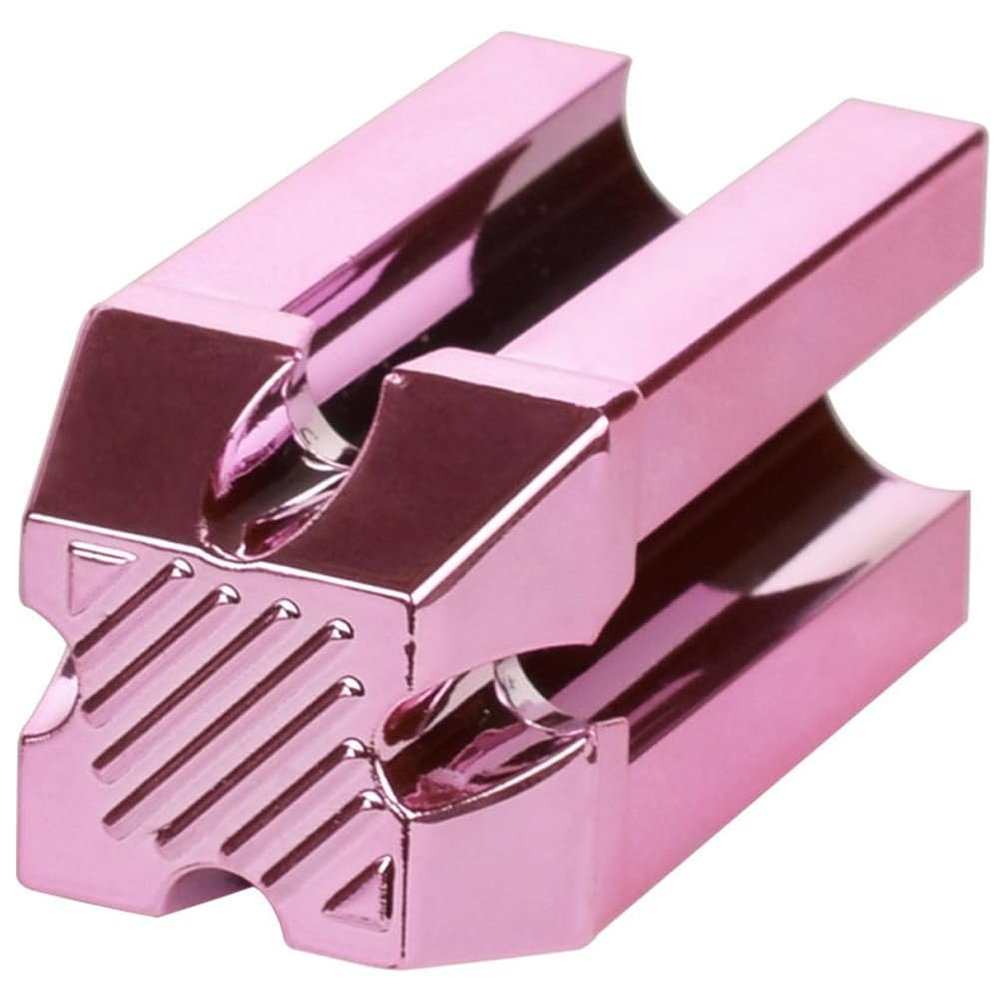 Toyvian Makeup Sharpener with 4 Slots for Eyebrow Pencils and Microblading Tools, Pink