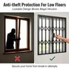 Folding Aluminum Window Security Grille with Lock, 50 x 100 cm view 3