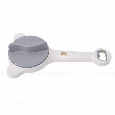 XUMIUZIY Adjustable Stainless Steel Jar Opener with Non-Slip Grip, 4-in-1 Opener for Jars and Bottles, 12.5 x 24 x 4 cm (Gray)