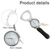 BEAZOOM Metal Skinfold Caliper, Body Fat Percentage, Constant Pressure, BMI Tool, Athletes and Trainers, 0–60 mm view 2