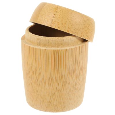 Compact Decorative Bamboo Toothpick Dispenser Box for the Kitchen