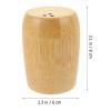 Compact Decorative Bamboo Toothpick Dispenser Box for the Kitchen view 2
