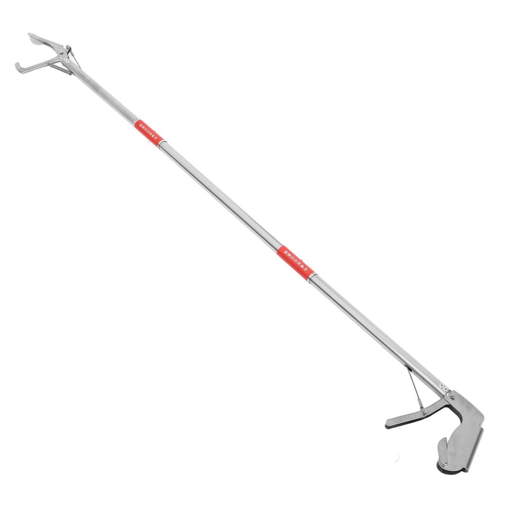HEMOTON Folding Stainless Steel Snake Grabber, Adjustable Length
