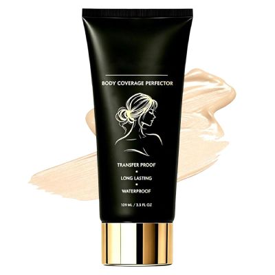 Shimma Waterproof Leg and Body Makeup, Body Coverage Perfector for Legs, Waterproof Body Makeup, Tattoo Cover Makeup, Tattoo Concealer Cream, Full-Coverage Concealer, 109 ml (Warm Tones)