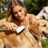Detangling Comb for Cats with Non-Slip Stainless Steel Teeth view 3