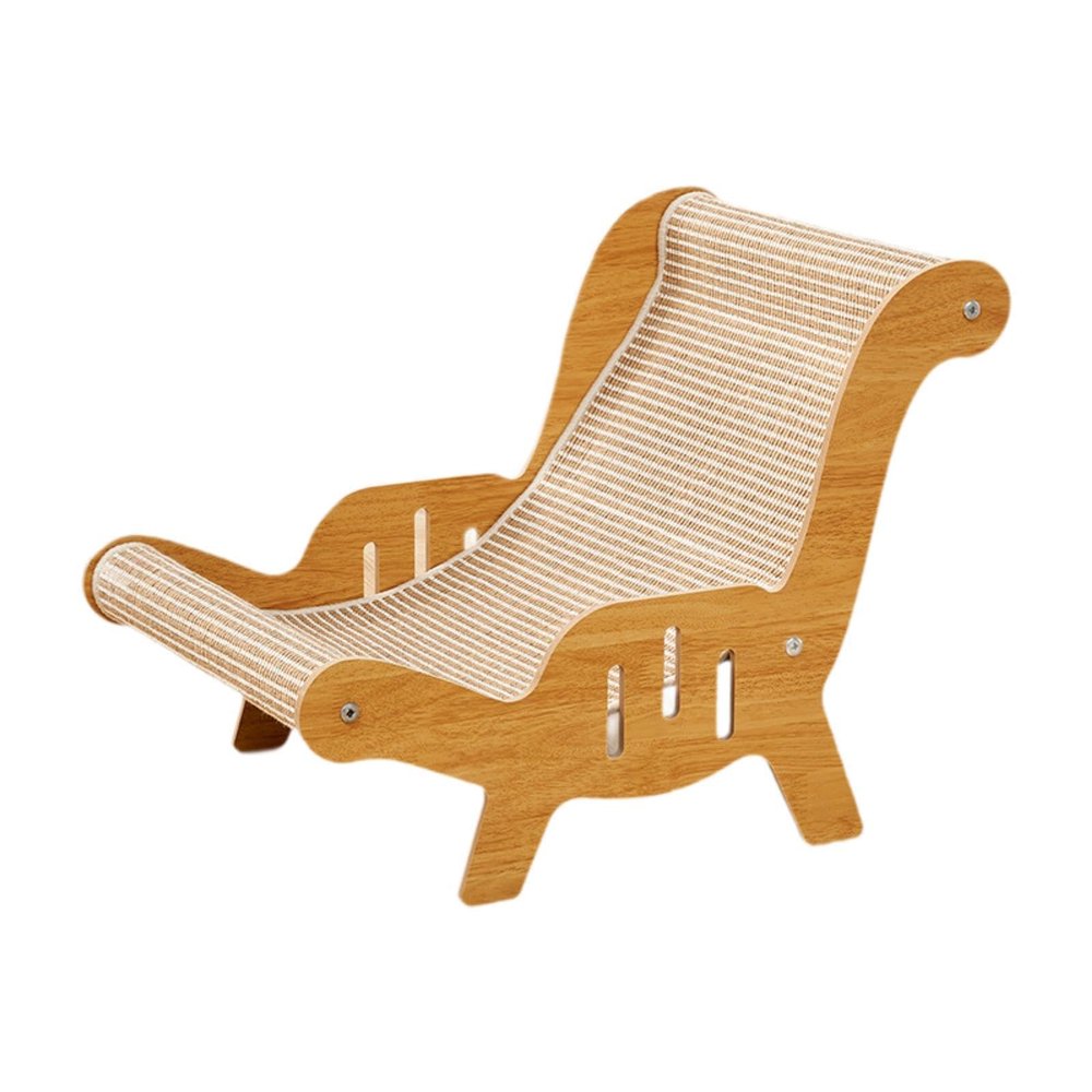 ShengQuanHao Sisal Cat Lounge Chair, Scratching Bed, 42 × 60 × 44.5 cm