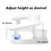 Yanmis Nail Armrest, Adjustable, 3 Heights, Ergonomic, for Manicure Professionals, Home Use and Salons, White view 4