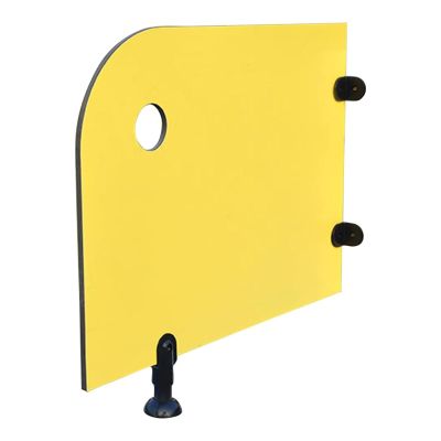 GTHTUHFD Cartoon Urinal Partition for Kindergarten Toilets, Yellow, 60 x 80 cm, 5-Pack, Child-Friendly, with Protective Screen, Yellow-60 x 80 cm, 4 pcs