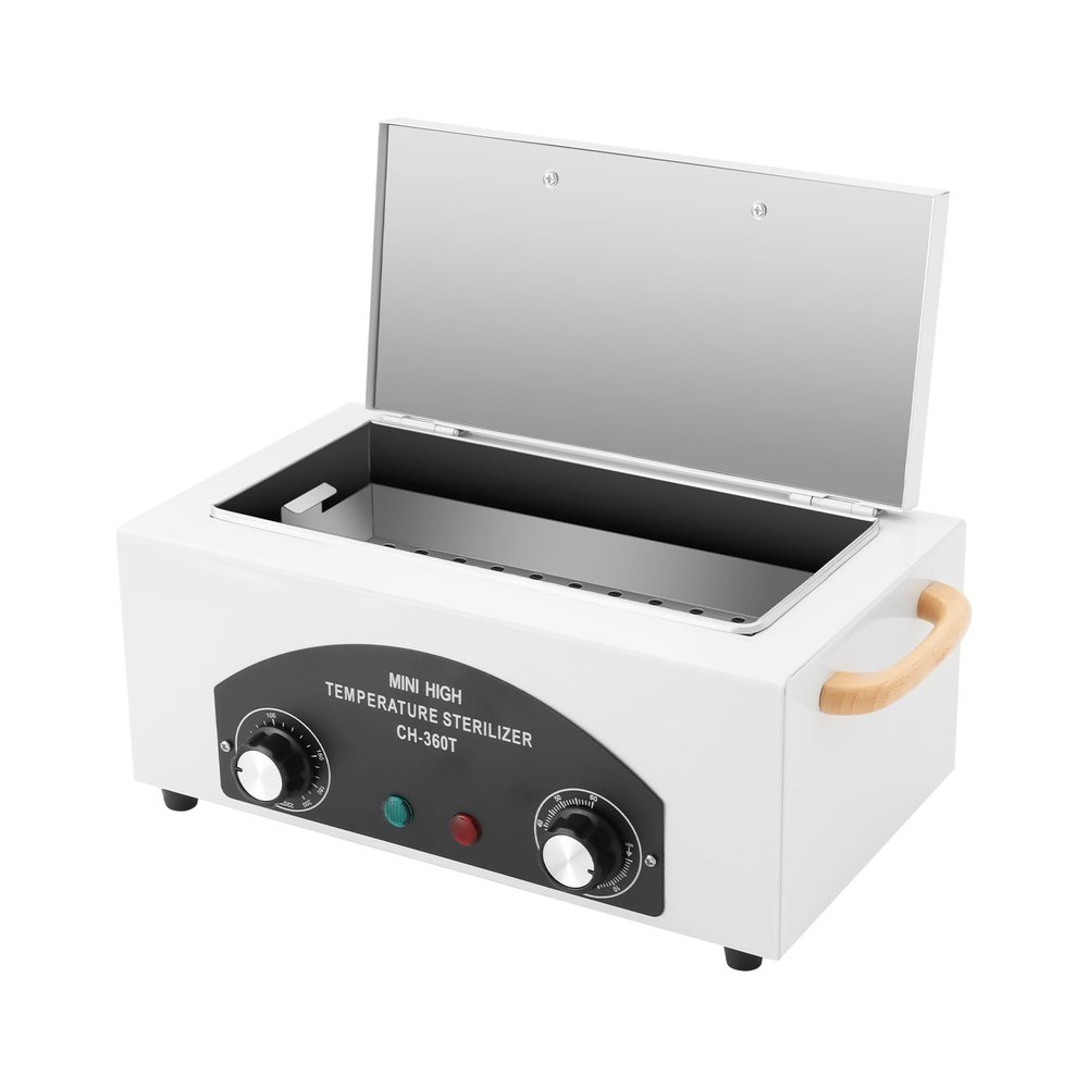 300W 2L Dry Heat Sterilizer, 50–220°C, 0–60 Min Timer