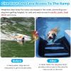 Non-Slip Inflatable Dog Water Ramp, 80 kg Capacity, Mint Green view 3