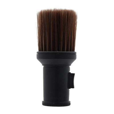 Soft Nylon-Bristle Hair Brush for Salons and Barbershops, Black