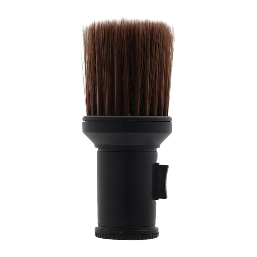 Soft Nylon-Bristle Hair Brush for Salons and Barbershops, Black
