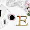 Light Gold Large Acrylic Mirror Wall Letters view 3