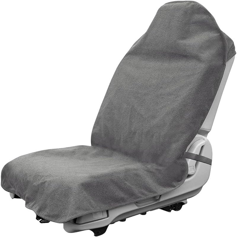 Tryagat Car Seat Cover for MG HS Trophy 2024–2025, Waterproof Terry Towel Seat Protector, Gray